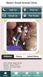 Mobile Screenshot of beltonsmallanimalclinic.com